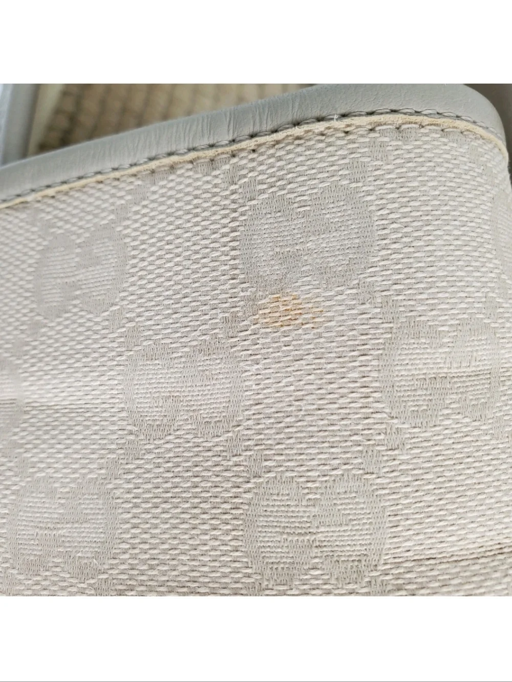 Gucci GG Supreme Monogram Canvas Slip On Espadrille Flats